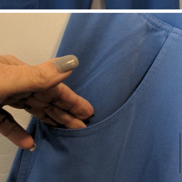 FIGS CASMA/KARA LIGHT BLUE SCRUB SET - Picture 15 of 16